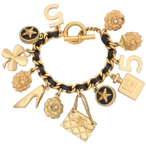 chanel charym|authentic chanel charm bracelets.